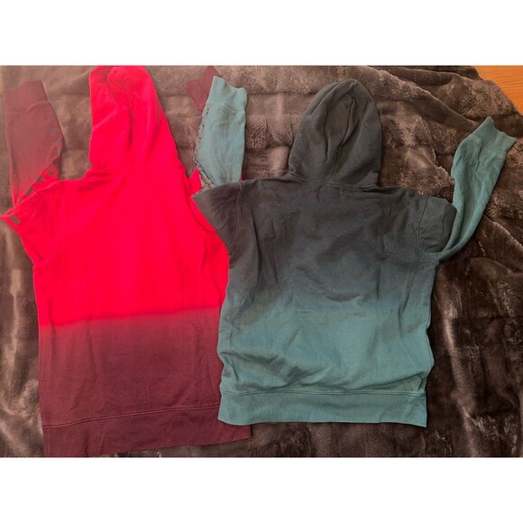 Hollister Sweatshirts Womens S Ombré Hoodies Logo Pullover Lot Of 2 casual - Picture 4 of 9